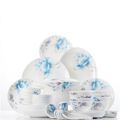 骚插48头聆听花开骨瓷礼品餐具套装